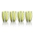 Pesaro Stripe Glasses - Green, Set of 4 For Sale - Image 4 of 4