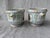 Hand Painted Bisque CachePots Set of 2 For Sale - Image 11 of 18