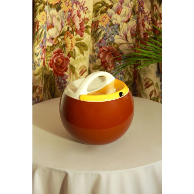 Vintage Italian Biscotti Ceramic Bowl by Riccardo Schweizer for Pagnossin, 1970s For Sale - Image 11 of 14