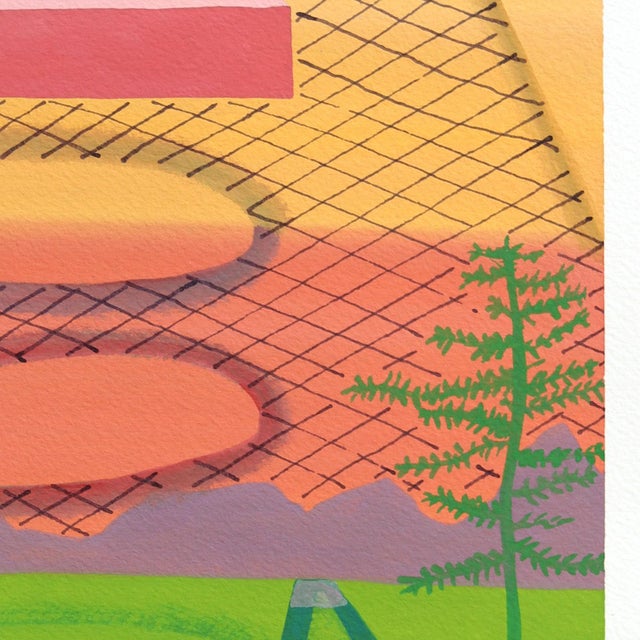 2020s Untitled (Ppr492) - Colorful Surrealist Abstract Mixed Media Original Artwork by Max Manning For Sale - Image 5 of 8