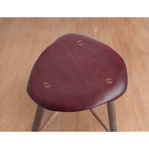 Handmade Mid Century Modern Style Wood Stool By Third Life Designs Chairish