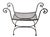 Mid 20th Century Hollywood Regency Wrought Iron Saddle Seat Bench For Sale In New York - Image 6 of 13