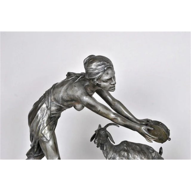 Bronze Female Goat by Drouot For Sale - Image 14 of 17