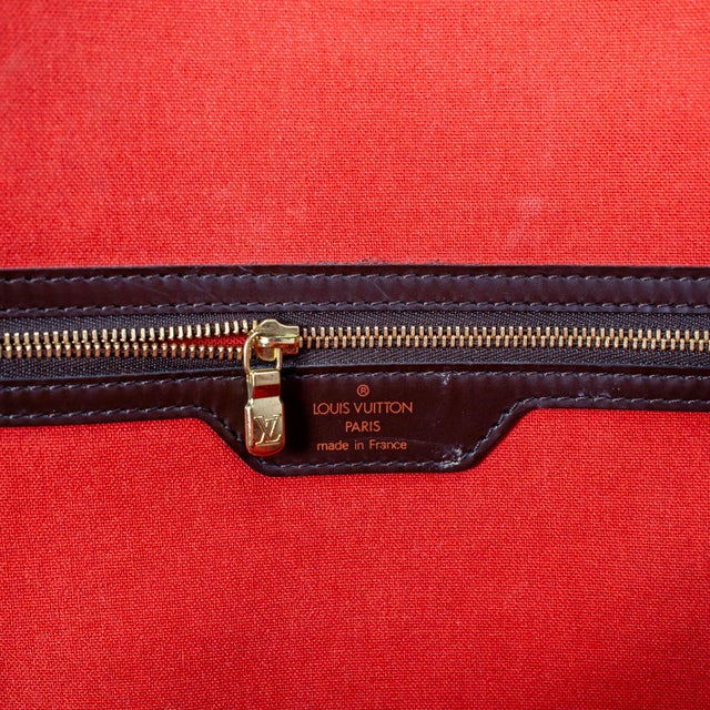 Louis Vuitton Damier Ebene Brown Canvas N41455 Nolita 24 Heures Travel Handbag For Sale - Image 10 of 14