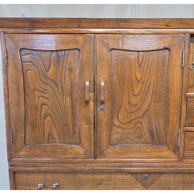 Antique 1920s Japanese Three Piece Elm and Kiri Wood Isho Tansu Chest For Sale In Denver - Image 6 of 15