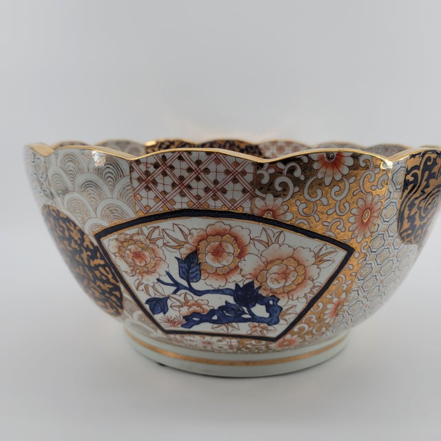 This exquisite Japanese Imari (Arita) porcelain bowl dates to the prestigious Meiji Period (1868–1912). A stunning example...