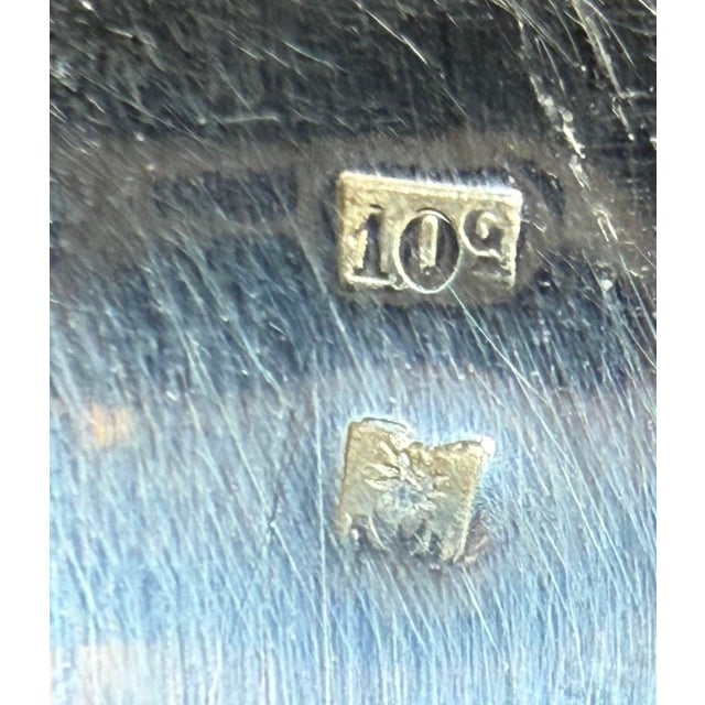 Metal Vintage Handmade Saint Louis Cut Crystal Silver Plate Cocktail Drink Shaker Bar For Sale - Image 7 of 15