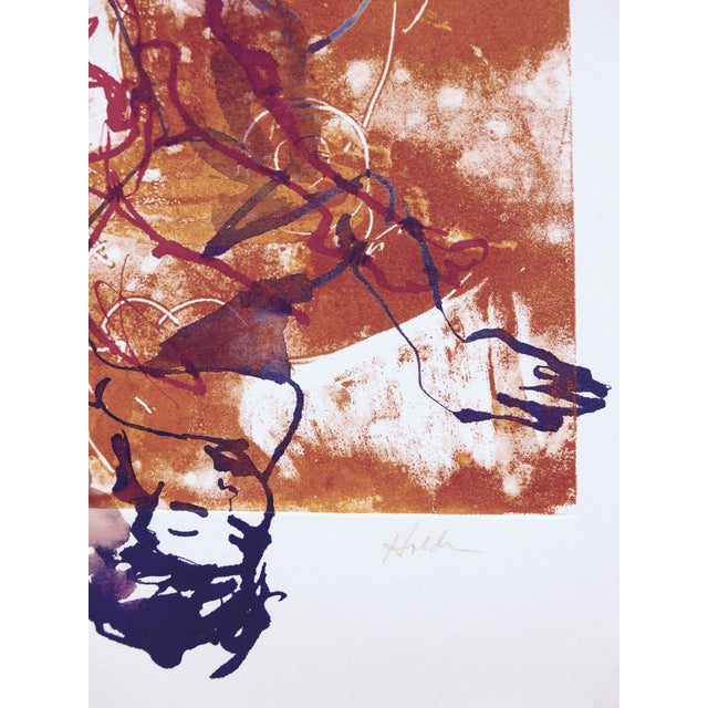 Unique and contemporary ink and watercolor drawing of two beautiful and sensuous models in an atelier in Paris, France. It...