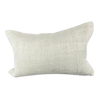 16 x 24 Hemp Pillow Turkish Cushion Natural White Pillow Cushion Cover For Sale