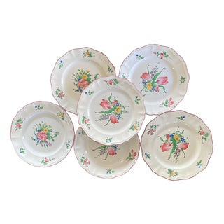 Réverbère Dinner Plates from KG Luneville, 1950s, Set of 6 For Sale