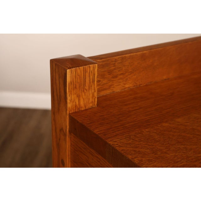 Stickley Mission Collection Oak High Chest Of Drawers For Sale In Philadelphia - Image 6 of 18