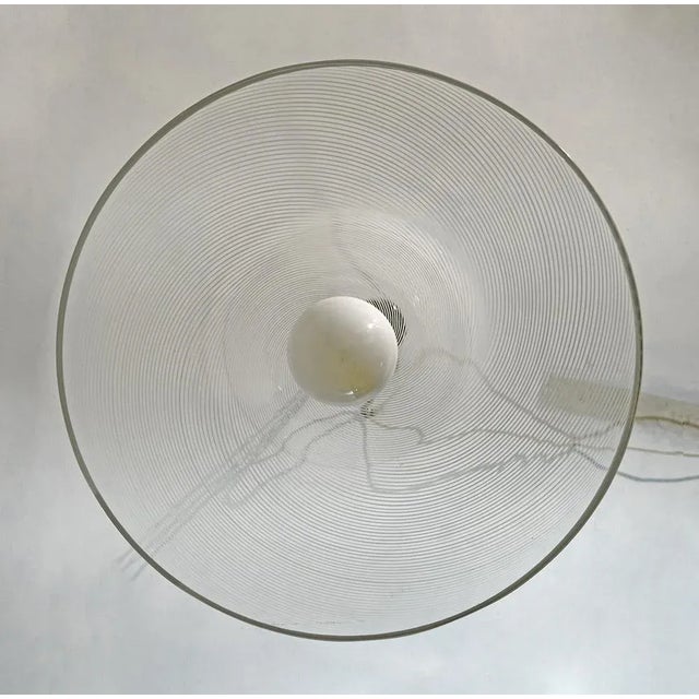 Suspension Lamp in Spiral Murano Glass, Italy, 1970s For Sale - Image 8 of 9