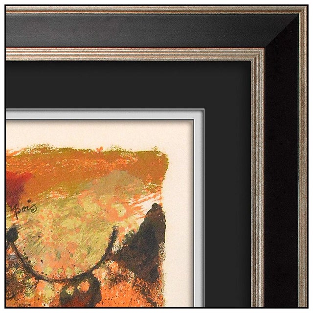 Orange 1970s La Princesse et le Petit Pois, Theo Tobiasse For Sale - Image 8 of 8