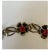 Metal Mid 20th Century Sterling Floral Link Bracelet For Sale - Image 7 of 11