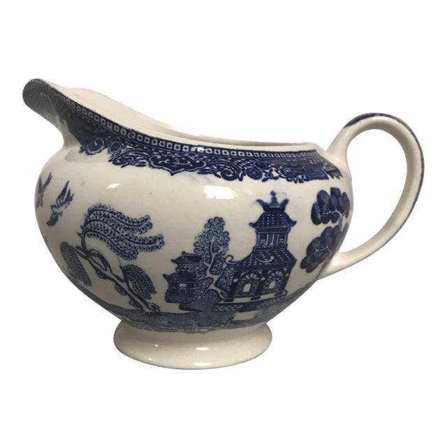 MidCentury Johnson Bros. "Blue Willow" Ceramic Creamer Chairish