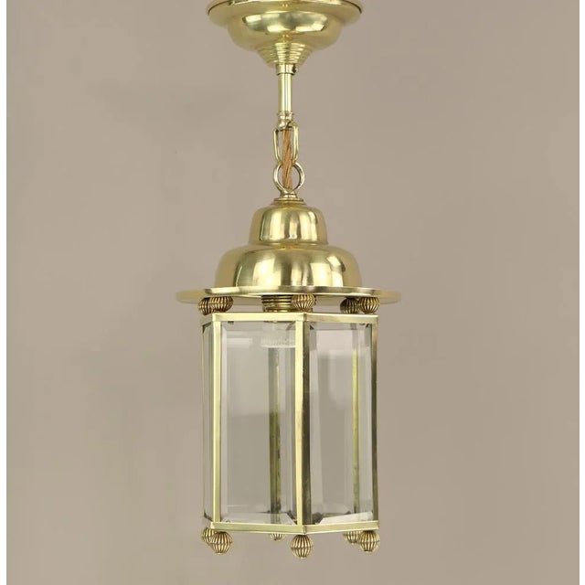 Art Deco Lantern with Cut Lead Crystal, France, 1925 For Sale - Image 10 of 10