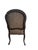 Bassett Furniture Vintage Louis XV-Style French Provincial Bassett Arm Chair For Sale - Image 4 of 9