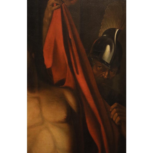 Follower of Rubens, Ecce Homo, 1700, Oil on Canvas For Sale - Image 9 of 16