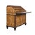 Lombard Drop-Leaf Cabinet in in Walnut Root Veneer with Ebonized Profiles, 18th Century, in Good conditions. Designed...