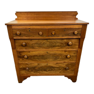 Nice Antique Mid 19th Century Empire Chest of Drawers