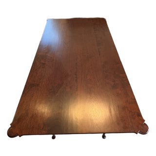 Estate Dr Dimes Cherry Porringer Top Table With Spool Leg For Sale