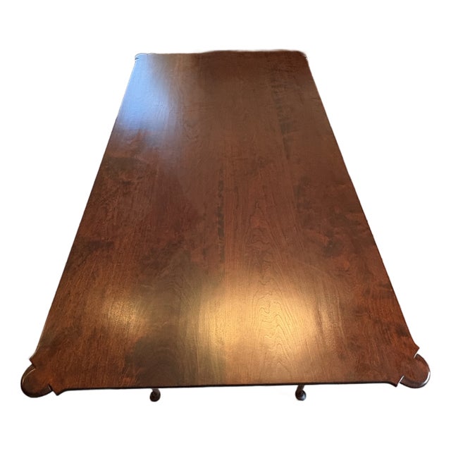 Estate Dr Dimes Cherry Porringer Top Table With Spool Leg For Sale