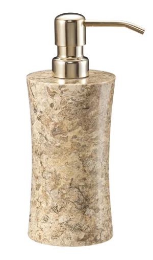 Tan Marble Soap Dispenser