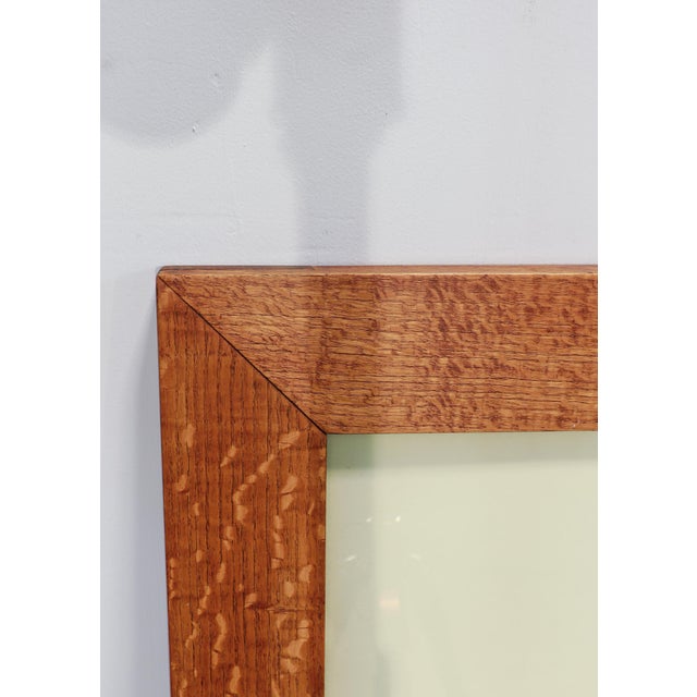 Early 20th Century Large Roycrofters American Arts & Crafts Quarter Sawn Oak Picture/Mirror Frame For Sale - Image 5 of 7