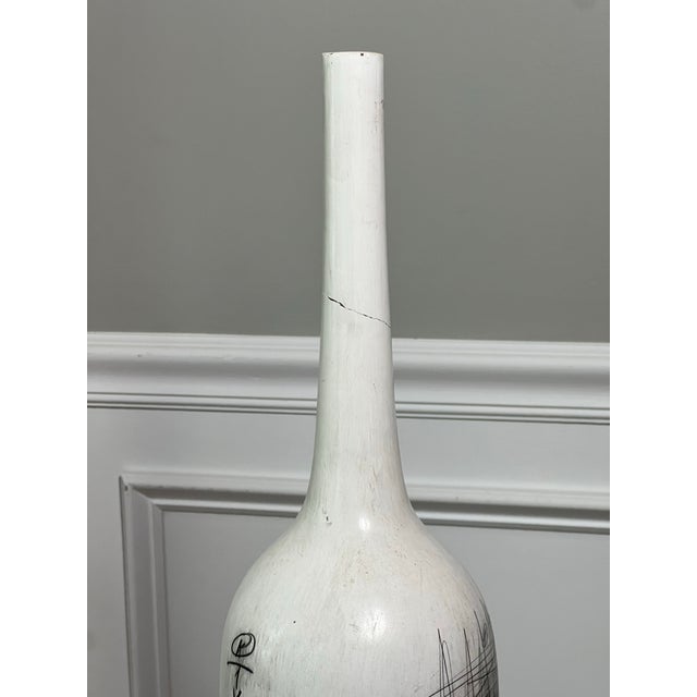 Yuri Zatarain Large Floor Vase, "Sketchbook" Series, 1990s For Sale - Image 12 of 14