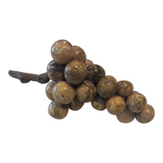 Mid Century Large Heavy Jasper Grapes For Sale