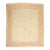 Ivory Peach Square Antique Oushak Large Square Rug no. 10968 For Sale