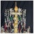 Antique Genoese Empire Chandeliers in Crystal and Gilded Wood, 1780s, Set of 2 For Sale - Image 5 of 14