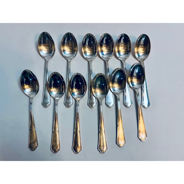 1920s French Silver-Plated Flatware Set by François Frionnet, 1920s, Set of 60 For Sale - Image 5 of 16