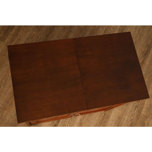 Stickley Mission Collection Oak Harvey Ellis Inlaid Server For Sale - Image 9 of 18