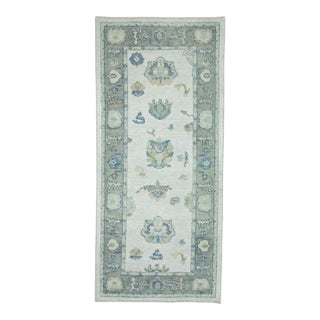 Turkish Oushak Runner Rug 3' x 6'9" #17119 For Sale