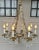 Stunning and impressive brass chandelier with over 100 crystals will be the centerpiece of any room. Hanging by four...