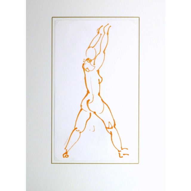 Kei Mitsuuchi, French Ink Drawing - Couleur Nude For Sale - Image 4 of 5