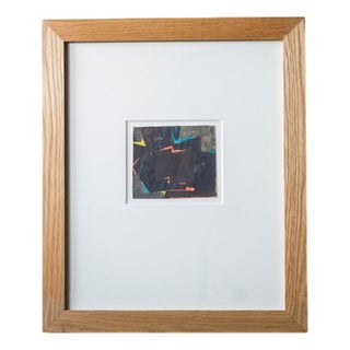 Olle Bonnier, Composition, 1950s, Mixed Media on Paper, Framed For Sale