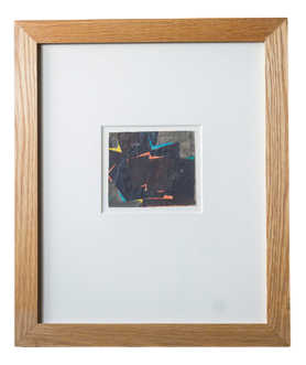 Olle Bonnier, Composition, 1950s, Mixed Media on Paper, Framed