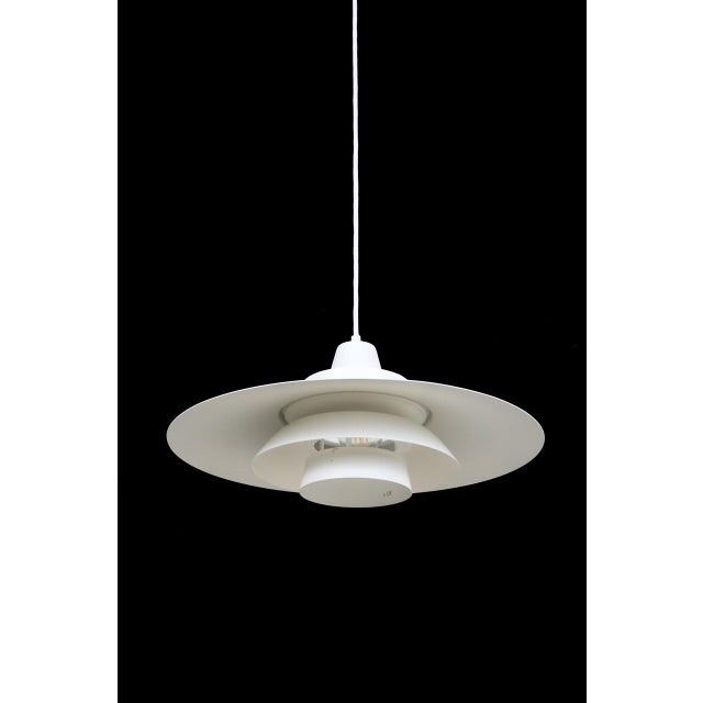 1970s super-light "type 240", denmark. Design: mogens davidsen. Aluminum, white. Original paint finish. Dimensions:...