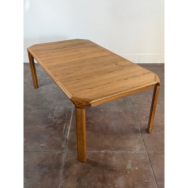 Vintage 1970's Oak Dining Table For Sale - Image 15 of 18