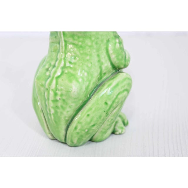 Frog Vase from Sarreguemines, 1950s For Sale - Image 4 of 10