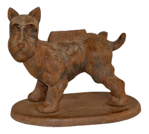 Late 19th C. English Terrier Boot Scrape