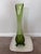 1970s Vintage MCM L E Smith Diamond Butt 3 Wheel Green Swung Tall Vase For Sale - Image 5 of 10
