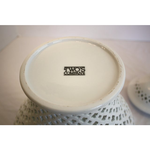 Carthage Large Pierced Ginger Jars Pair Chairish