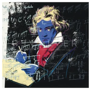 Sunday B. Morning after Andy Warhol, Beethoven 390, Silkscreen Print