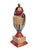 your consideration is an antique Japanese porcelain covered pedestal urn in the “Thousand Faces” pattern. Featuring...