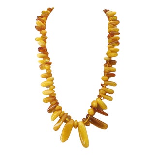 Vintage Baltic Amber Necklace For Sale