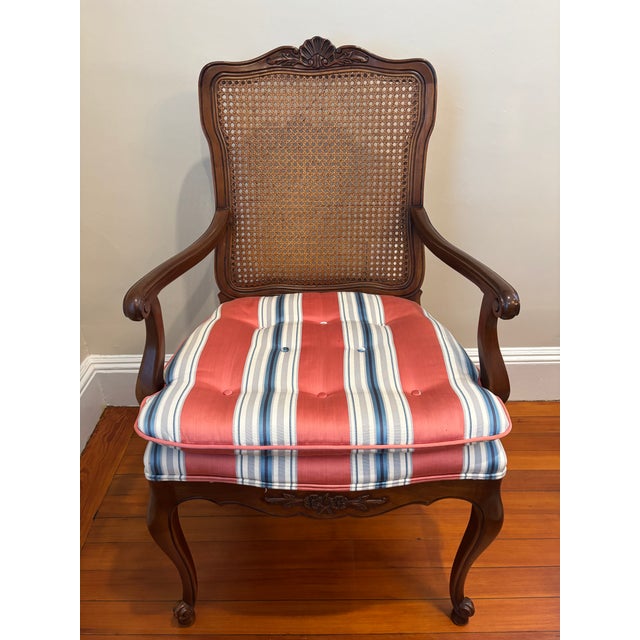 1970s Pair of VIntage Kindel Walnut Dining Chairs For Sale - Image 5 of 12
