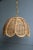 Bamboo, Straw and Brass Pendants, Italy, 1970s, Set of 2 For Sale - Image 6 of 13